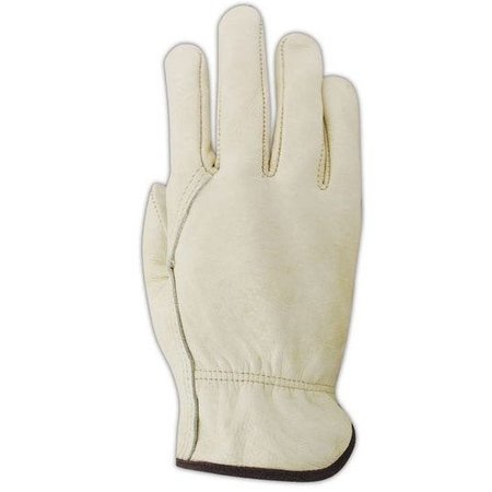 Magid RoadMaster Unlined Grain Cowhide Leather Drivers Gloves, S, 12PK B6571DE-S